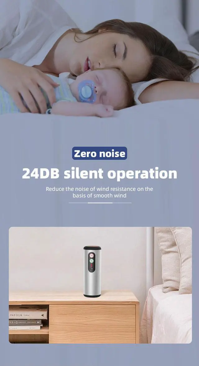 Alt view image 4 of 7 - Car Air Freshener Purifier Deep Space Ozone Difec Air Cleaner Diffuser New ozone disinfection locomotive travel small portable car sterilization air sterilizer Auto Vent Cleaner