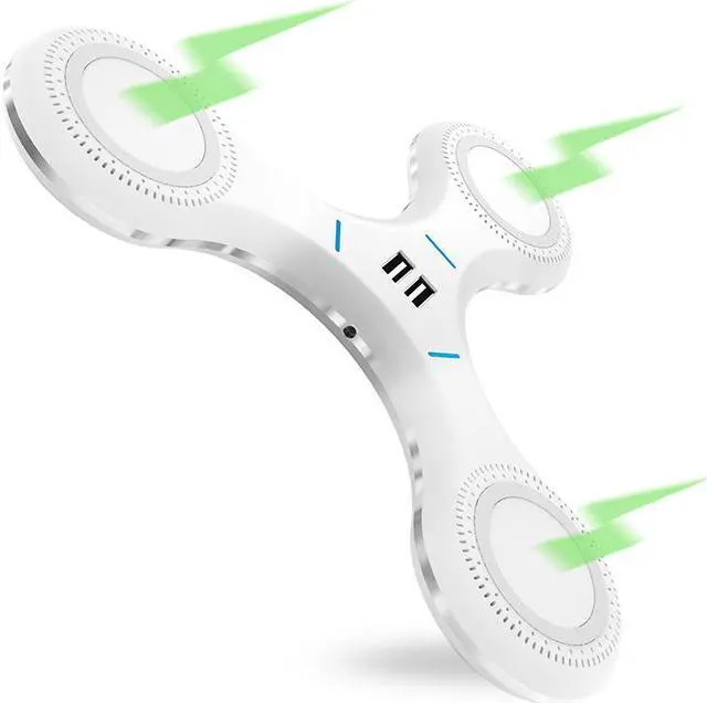 Main image of 2020 Wireless Charging Car Charger Plates 3 in 1 Fast qi Wireless Charger Mobile Charger