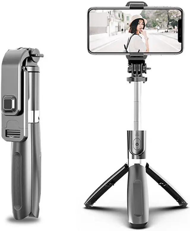 Main image of Bluetooth wireless  Selfie Stick Remote Control Tripod Handphone Live Photo Holder Tripod Camera foldable Handheld Shutter Remote Extendable Selfie Stick
