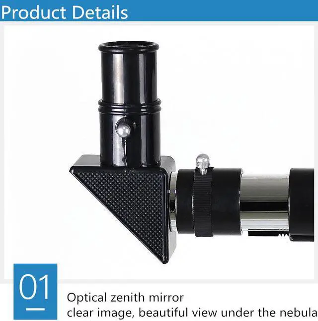Alt view image 3 of 7 - Telescope Astronomical Manufacturer 90060 HD Professional Astronomical Refractor Telescope for Kids Learning the Stars& Planets