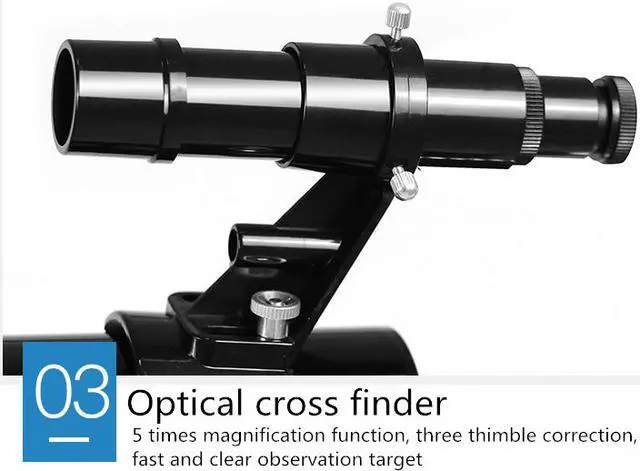 Alt view image 2 of 7 - Telescope Astronomical Manufacturer 90060 HD Professional Astronomical Refractor Telescope for Kids Learning the Stars& Planets