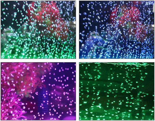 Alt view image 5 of 5 - (23cm)-IP68 Waterproof RGB Aquarium Bubble Lamp Changeable Color Fish Tank Lights Amphibious Diving Lamp