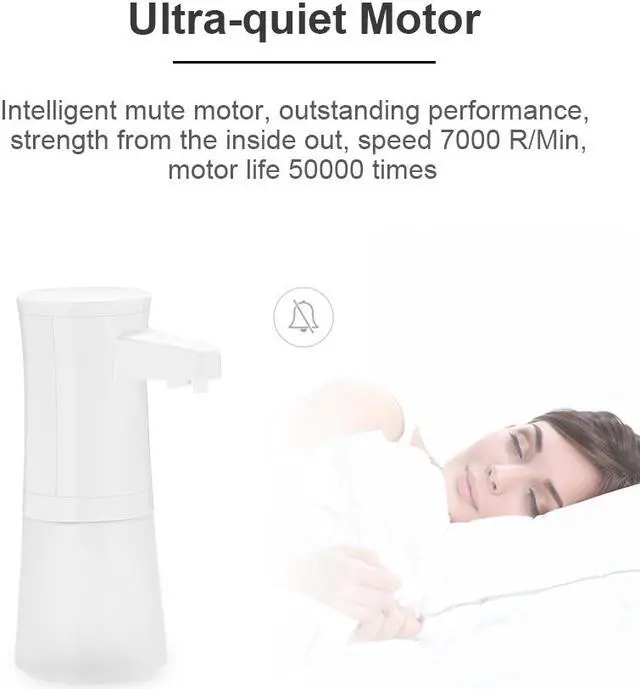 Alt view image 5 of 7 - 350ml Waterproof Foam Liquid Dispenser Touch-free Hand Washer Soap Dispenser Pump IPX4 Infrared Foaming Hand Washer For Bathroom/Kitchen