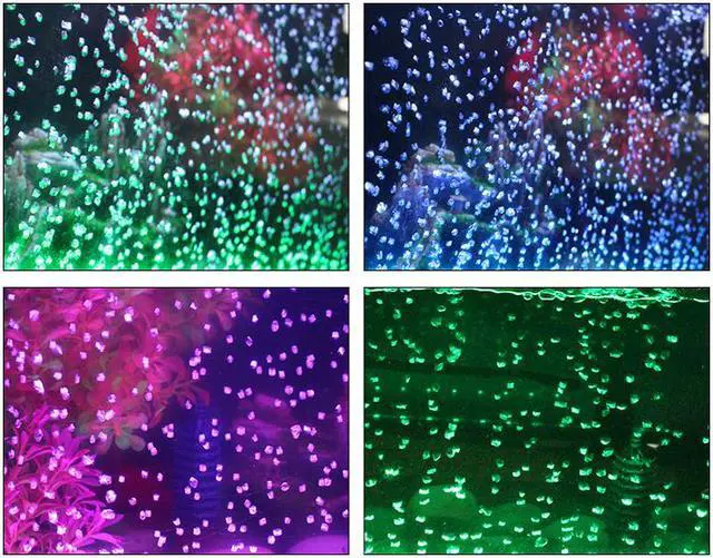 Alt view image 4 of 4 - (67cm)-IP68 Waterproof RGB Aquarium Bubble Lamp Changeable Color Fish Tank Lights Amphibious Diving Lamp