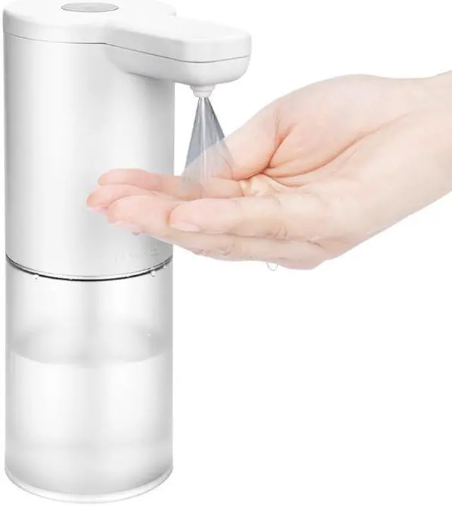 Alt view image 6 of 7 - Automatic Foaming Smart Sensor Soap Dispensador Intelligent Liquid Touchless Soap Dispenser for Bathroom Kitchen Hand Washing