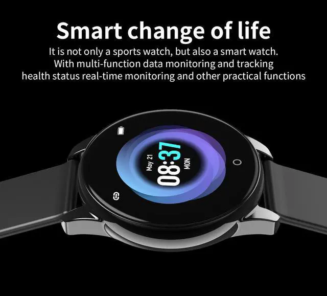 Alt view image 4 of 7 - Smart Bracelet Milan Strap Smart Watch Sports Heart Rate Blood Pressure Waterproof Silicone