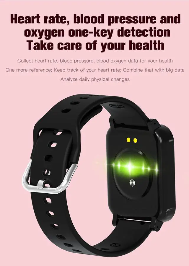 Alt view image 4 of 7 - Smart Watch Bluetooth Temperature Monitoring Smartwatch Fitness Activity Tracker Sport Watch IP67 Waterproof For IOS/ Android