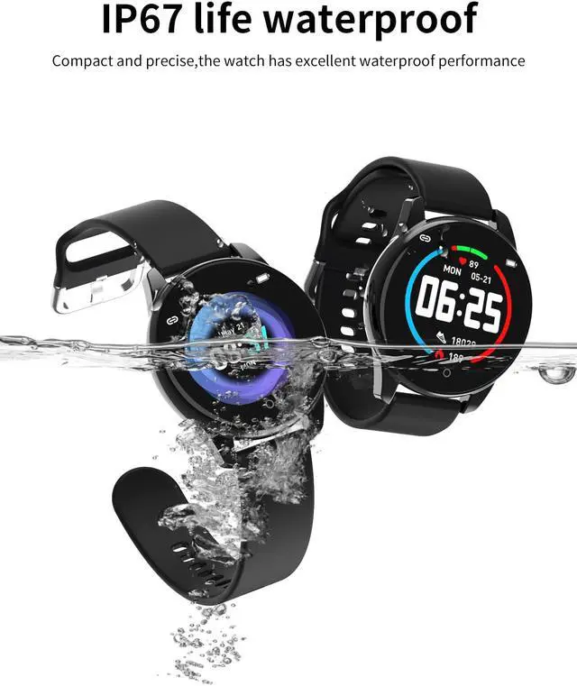 Alt view image 3 of 7 - Smart Bracelet Milan Strap Smart Watch Sports Heart Rate Blood Pressure Waterproof Silicone