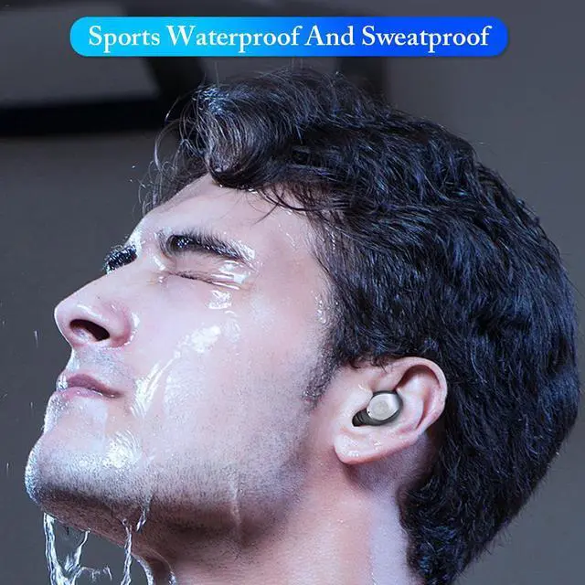 Alt view image 7 of 7 - 2 in 1 Wireless Bluetooth 2000mAh HI-FI headset binaural speaker two-in-one TWS mini broadcasting speaker 9D holographic sound field in-ear earphone