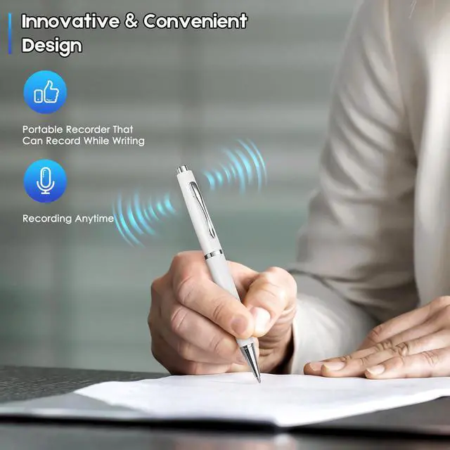 Alt view image 5 of 7 - High-definition digital voice recorder long-distance noise reduction mini recording voice control recording meeting student class recorder