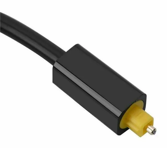 Alt view image 5 of 6 - Dual Port Toslink Digital Optical Adapter Splitter Fiber Audio Cable 1 In 2 Out