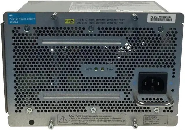 Alt view image 4 of 4 - HP J9306A ProCurve 1500W AC Power Supply