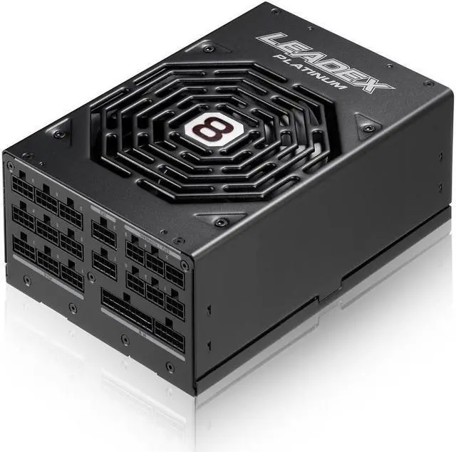 Alt view image 2 of 2 - Super Flower Leadex Platinum 2000W, 80+ Platinum, 10 Years Warranty,  ECO Fanless & Silent Mode, Full Modular Power Supply, Dual Ball Bearing Fan, 200-240Vac, SF-2000F14HP