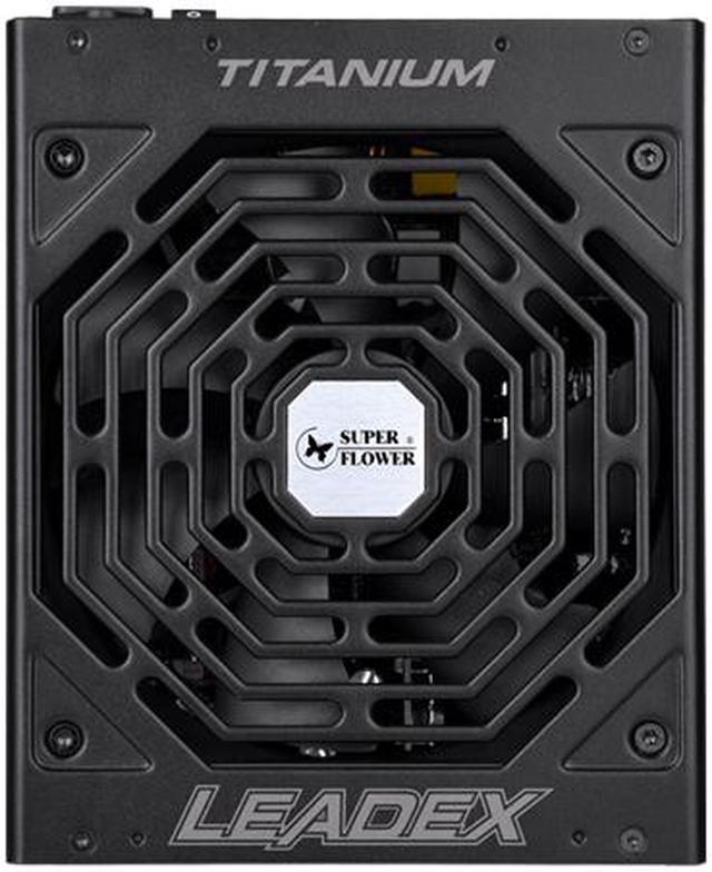 Super Flower Leadex Titanium 1000W 80+ Titanium, 10 Years Warranty, ECO  Fanless & Silent Mode, Full Modular Power Supply, Dual Ball Bearing Fan,