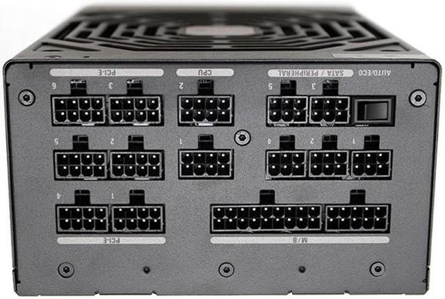 Alt view image 4 of 7 - Super Flower Leadex Titanium 1000W 80+ Titanium, 10 Years Warranty, ECO Fanless & Silent Mode, Full Modular Power Supply, Dual Ball Bearing Fan, SF-1000F14HT
