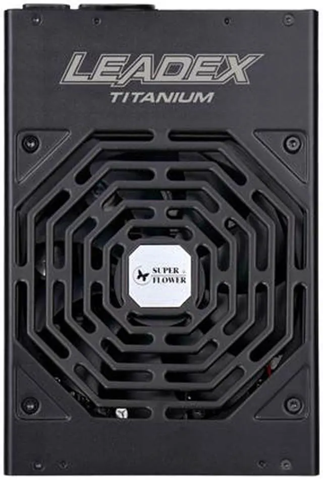 Alt view image 2 of 7 - Super Flower Leadex Titanium 1600W 80+ Titanium, 10 Years Warranty,  ECO Fanless & Silent Mode, Full Modular Power Supply, Dual Ball Bearing Fan, SF-1600F14HT