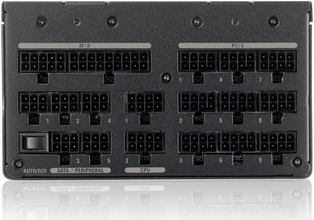 Alt view image 4 of 7 - Super Flower Leadex Platinum 1600W 80+ Platinum, 10 Years Warranty, ECO Fanless & Silent Mode, Full Modular Power Supply, Dual Ball Bearing Fan, SF-1600F14HP