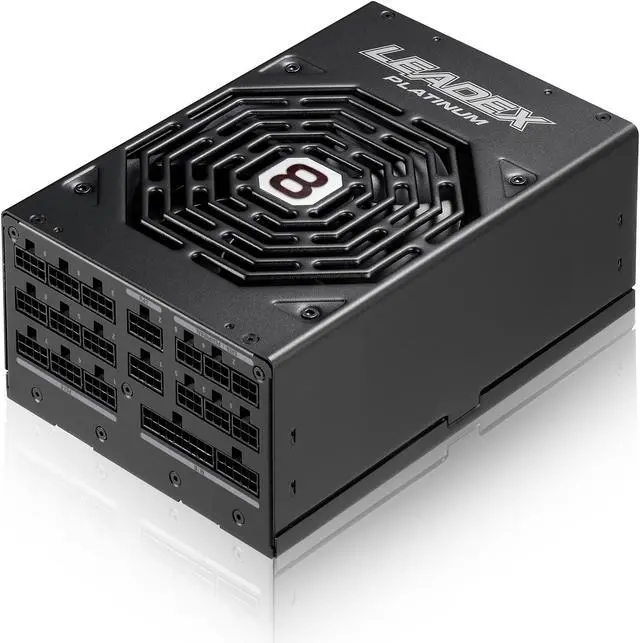 Main image of Super Flower Leadex Platinum 2000W, 80+ Platinum, 10 Years Warranty,  ECO Fanless & Silent Mode, Full Modular Power Supply, Dual Ball Bearing Fan, 200-240Vac, SF-2000F14HP
