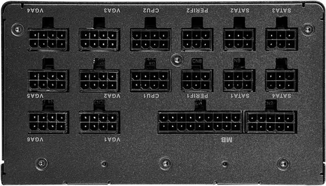 Alt view image 4 of 7 - Super Flower Leadex Gold SE 1000W 80+ Gold, 10 Years Warranty, ECO Fanless & Silent Mode, Full Modular Power Supply, Dual Ball Bearing Fan, SF-1000F14MG