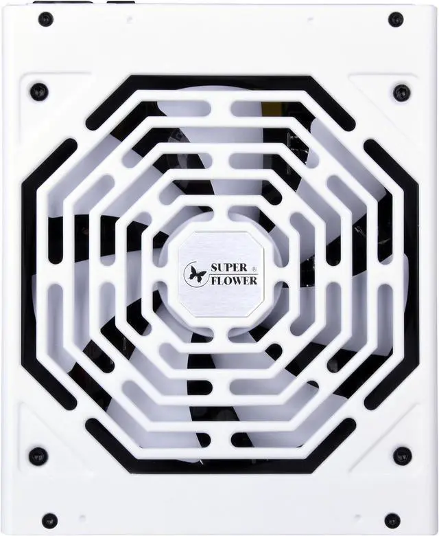 Alt view image 4 of 7 - Super Flower Leadex Platinum SE 1000W 80+ Platinum White | 10 Years Warranty | ECO Fanless & Silent Mode | Full Flat Ribbon Modular | Dual Ball Bearing Fan | SF-1000F14MP V2 (WH)