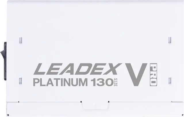 Alt view image 5 of 7 - Super Flower Leadex V Platinum PRO White 1000W ATX 80 PLUS PLATINUM Certified Power Supply, Smallest 130mm 1000W ATX PSU, 10 Years Warranty, Patent Super Connectors, Full Modular, SF-1000F14TP(WH)