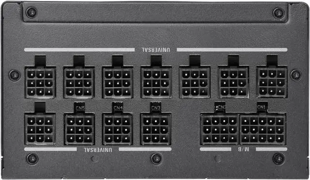 Alt view image 3 of 7 - Super Flower Leadex V Platinum PRO 1000W ATX 80 PLUS PLATINUM Certified Power Supply, Smallest 130mm 1000W ATX PSU, 10 Years Warranty, Patent Super Connectors, Full Modular, SF-1000F14TP