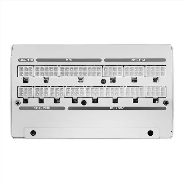 Alt view image 6 of 7 - Super Flower Leadex VII XG 1000W 80+ Gold White, Cybenetics Platinum, Full Modular, ATX 3.1 & PCIe 5.1,12VHPWR Cable (2x8pin-16pin native cables) , Power Supply, FDB Fan, SF-1000F14XG, White version