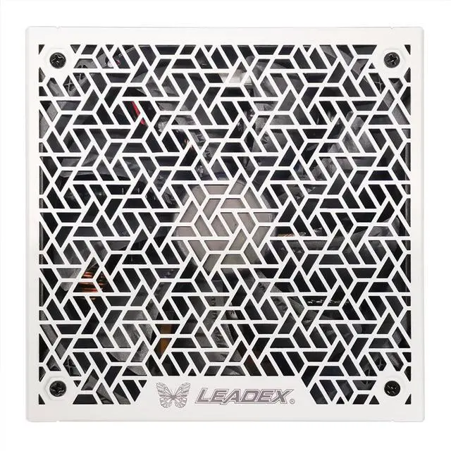 Alt view image 4 of 7 - Super Flower Leadex VII XG 1000W 80+ Gold White, Cybenetics Platinum, Full Modular, ATX 3.1 & PCIe 5.1,12VHPWR Cable (2x8pin-16pin native cables) , Power Supply, FDB Fan, SF-1000F14XG, White version