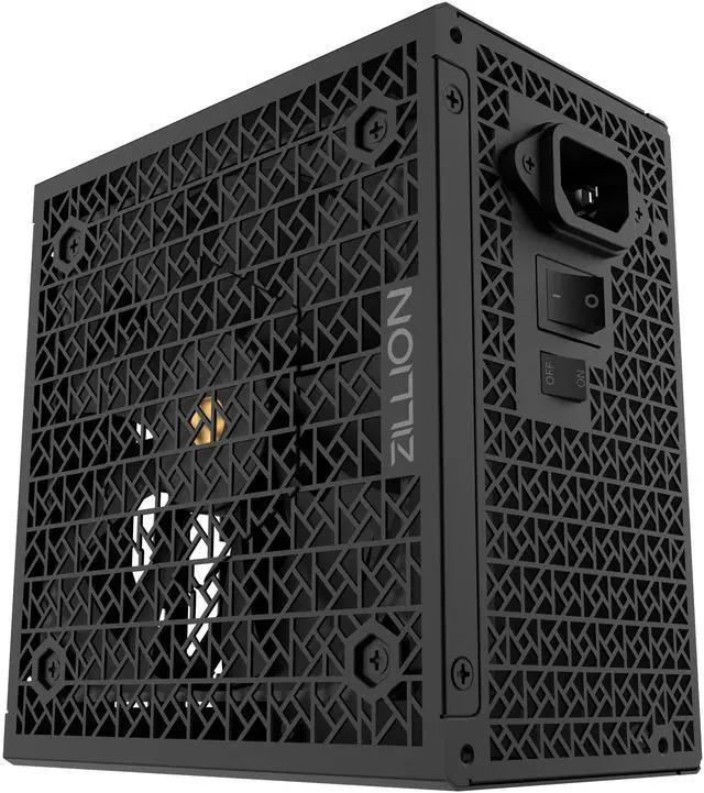 Alt view image 4 of 6 - Super Flower Zillion FG 850W Cybenetics Platinum, 80+ Gold, Full Modular, ATX 3.1 / PCIe 5.0, W/12V-2x6 Cable (2x8pin - 16pin native cables), Power Supply, FDB Fan, SF-850Z12FG, Black version