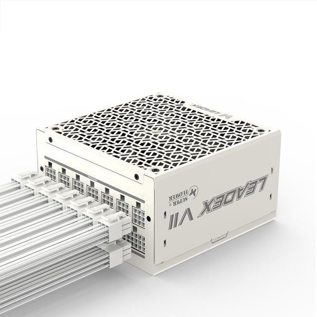 Alt view image 2 of 7 - Super Flower Leadex VII XP 1000W 80+ Platinum, Cybenetics Platinum, Full Modular, ATX 3.1, W/12V-2*6 Cable (2x8pin - 16pin native cables) , Power Supply, FDB Fan, SF-1000F14XP, White
