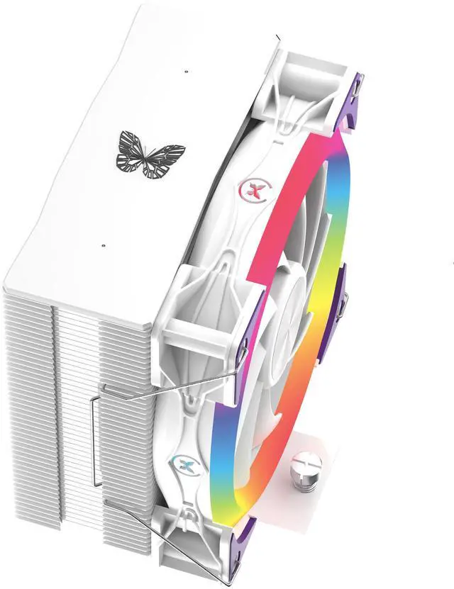 Main image of Super Flower, Cooldex ST4 ARGB CPU Air Cooler, 4 Copper Heat Pipes, Intel: 1851/ 1700 / 1200 / 1150 / 1151 / 1155 AMD: AM5 / AM4, White, SF-ST12P4-WH