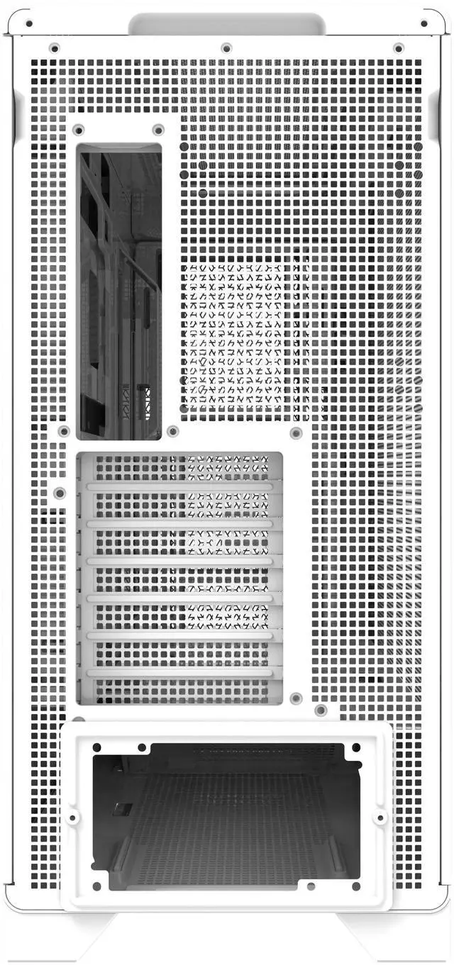 Alt view image 5 of 5 - Super Flower Zillion Direct ATX Mid Tower Case, Patent Slope For Direct Airflow To GPU, All Mesh Panel Design for High Airflow Performance, USB 3.0 & Type-C, White, Steel