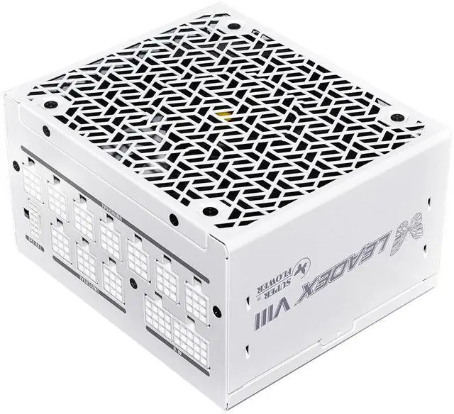 Main image of (Pre-Order Promotion Price) Super Flower Leadex VIII Platinum PRO 1000W ATX 3.1&PCIe 5.1(Native 12V-2x6 Cable), Cybenetics PLATINUM, Smallest 125mm ATX PSU, Patent Super Connector, Full Modular, White