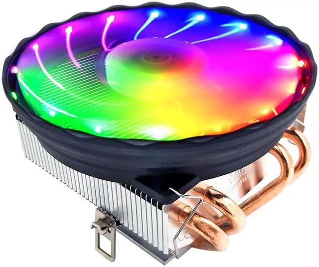 Main image of 4 Heatpipes Cpu Cooler Fan With RGB led light For core i3 i5 i7 AM4 AM3+ Athlon 939 940 938