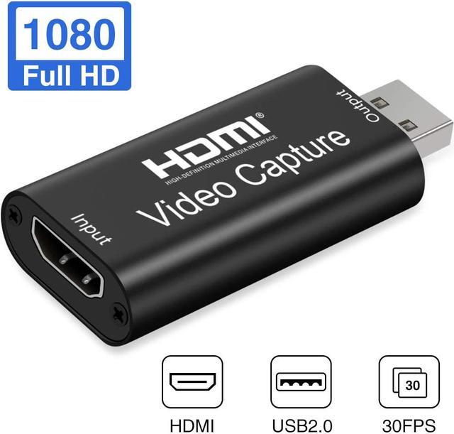 Main image of Audio Video Capture Cards - HDMI to USB 2.0 - High Definition 1080p 30fps - Record Directly to Computer for Gaming, Streaming, Teaching, Video Conference or Live Broadcasting