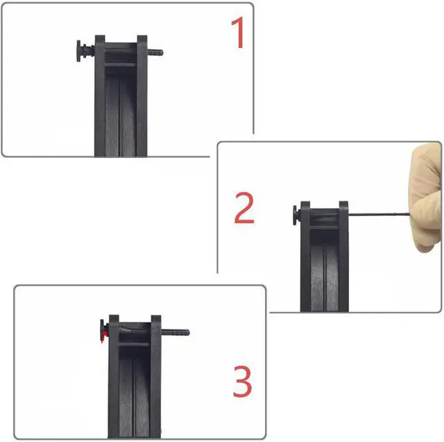 Alt view image 2 of 3 - 10pcs Desktop PC Case Fan Shock-absorbing Buckle Screw-free Rubber Nails