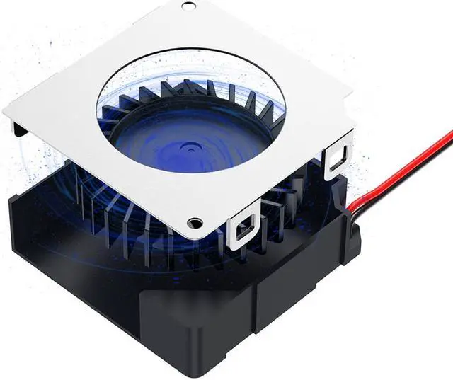 Alt view image 6 of 6 - M.2 Solid State Drive Heat Sink SATA NVME NGFF Turbo Fan