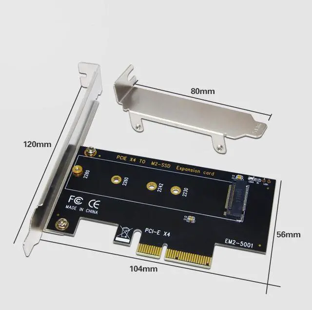 Alt view image 4 of 6 - M key M.2(NGFF) to PCIE 3.0 X4 Riser Card