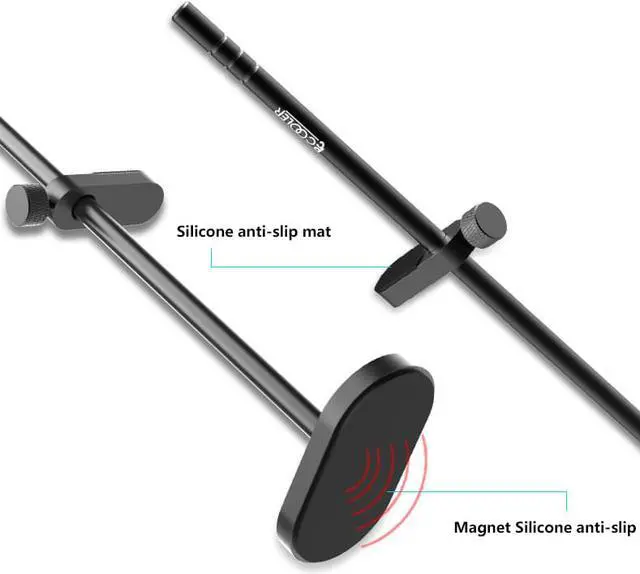 Alt view image 6 of 6 - Aluminum alloy Computer Graphic Card Stand Support Rack GPU Bracket Height adjustable