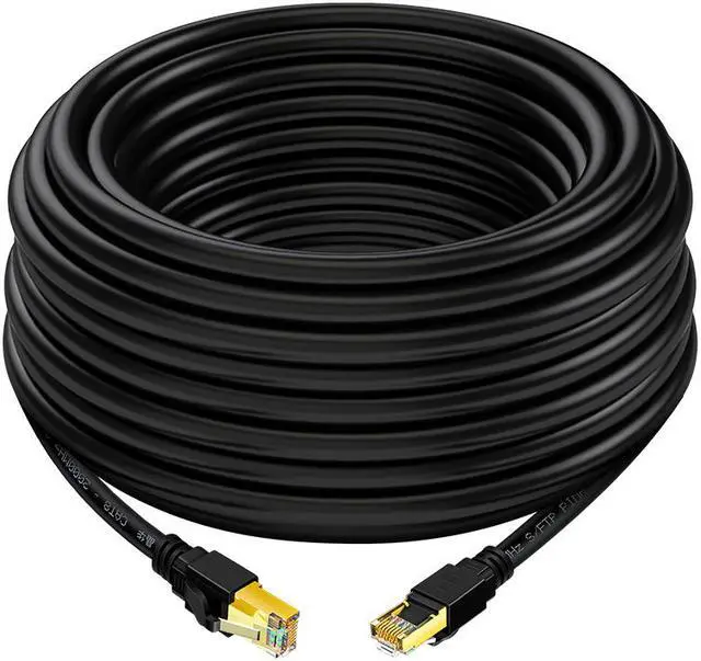 Alt view image 7 of 7 - Cat 8 Ethernet Cable RJ45 Internet Patch Cable 2000Mhz 40Gbps High Speed LAN Wire Cable Cord Shielded for Modem, Router, PC, Mac, Laptop, PS2, PS3, PS4, Xbox, and Xbox 360