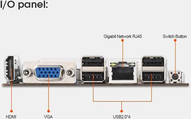 Alt view image 4 of 6 - BTC-T37 Mining Motherboard +128G mSATA SSD + 4G DDR3 1600mhz RAM 8 Graphics Card Slots Mainboard Set