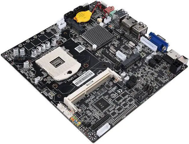 Alt view image 7 of 7 - HM65 Mini ITX All-In-One Computer Motherboard PGA988 Mainboard support Intel Core i3 i5 i7 on Board VGA/HDMI-Compatible/LVDS Interface