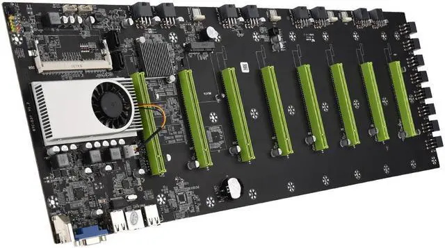 Alt view image 2 of 6 - BTC-D37 Mining Motherboard Set with 128G mSATASSD, 4G DDR3 1600mhz RAM