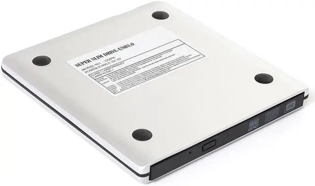 Alt view image 2 of 6 - Aluminum Alloy Case External CD DVD Drive USB 3.0 & USB-C Ultra Slim  Portable DVD CD ROM +/-RW Optical Drive Burner Reader Writer Compatible with Windows 10/8/7 Linux OS MAC
