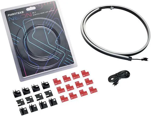 Alt view image 2 of 6 - M1 Light Strip 1m Length ARGB Symphony Streamer Neon Uniform Computer Case Decoration Light Bar