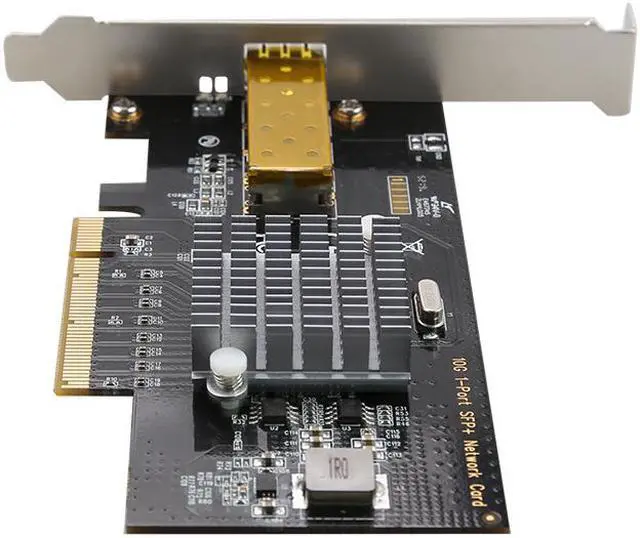 Alt view image 3 of 4 - 10Gb SFP+ PCI-E Network Card NIC, with Intel 82599EN Chip, Single SFP+ Port, PCI Express X8, Ethernet Converged Network Adapter Support Windows Server /Linux/VMware