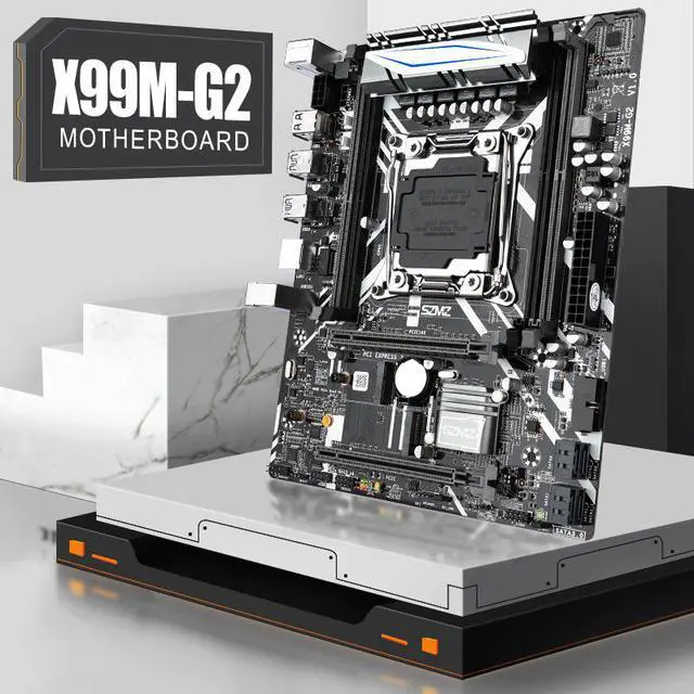 Alt view image 2 of 6 - X99M-G2 LGA 2011-3 Motherboard with 4 DDR4 Memory Slot ECC REG RAM PCIE 16X and SSD M.2 support E5 2678V3 E5 2620V3 E5 2650V3 E5 2695V4