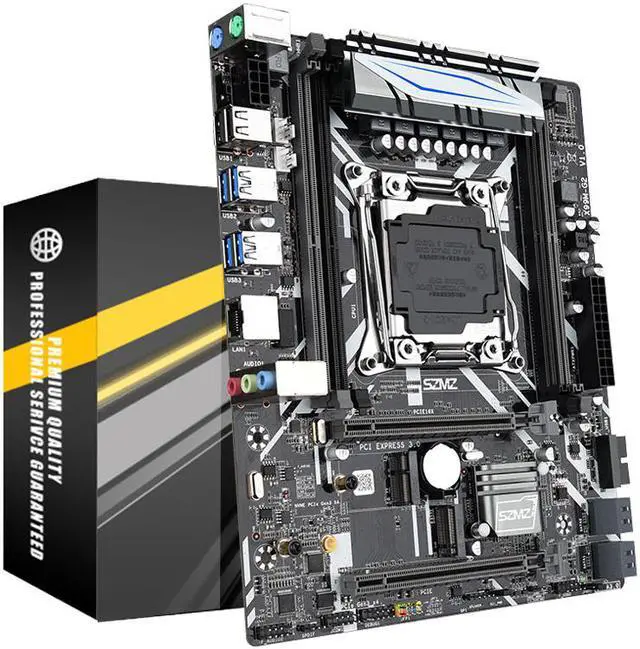 Alt view image 3 of 6 - X99M-G2 LGA 2011-3 Motherboard with 4 DDR4 Memory Slot ECC REG RAM PCIE 16X and SSD M.2 support E5 2678V3 E5 2620V3 E5 2650V3 E5 2695V4