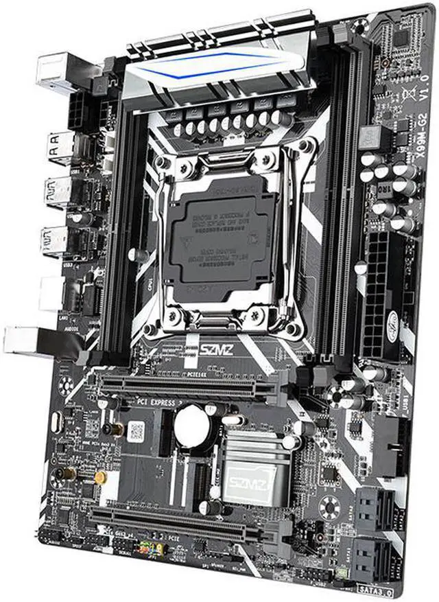 Alt view image 4 of 6 - X99M-G2 LGA 2011-3 Motherboard with 4 DDR4 Memory Slot ECC REG RAM PCIE 16X and SSD M.2 support E5 2678V3 E5 2620V3 E5 2650V3 E5 2695V4