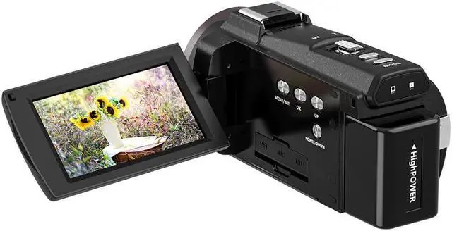 Alt view image 6 of 6 - Digital WIFI Camcorder 4K Full HD 16MP DV Camcorder Digital Video Camera 270 Degree Rotation Screen 16X Night Shoot Zoom